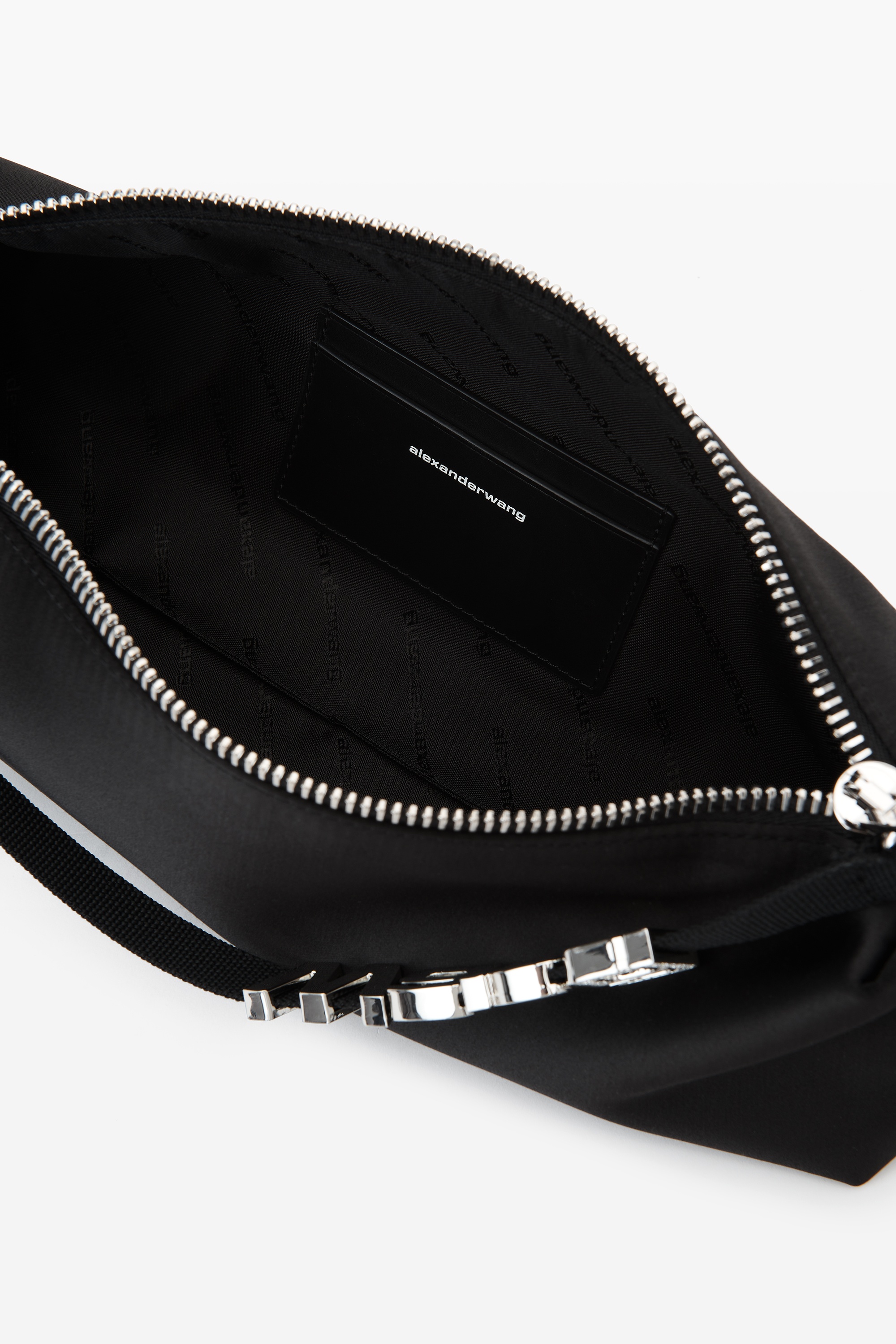 heiress flex bag in satin with crystal-embellished charms - 5