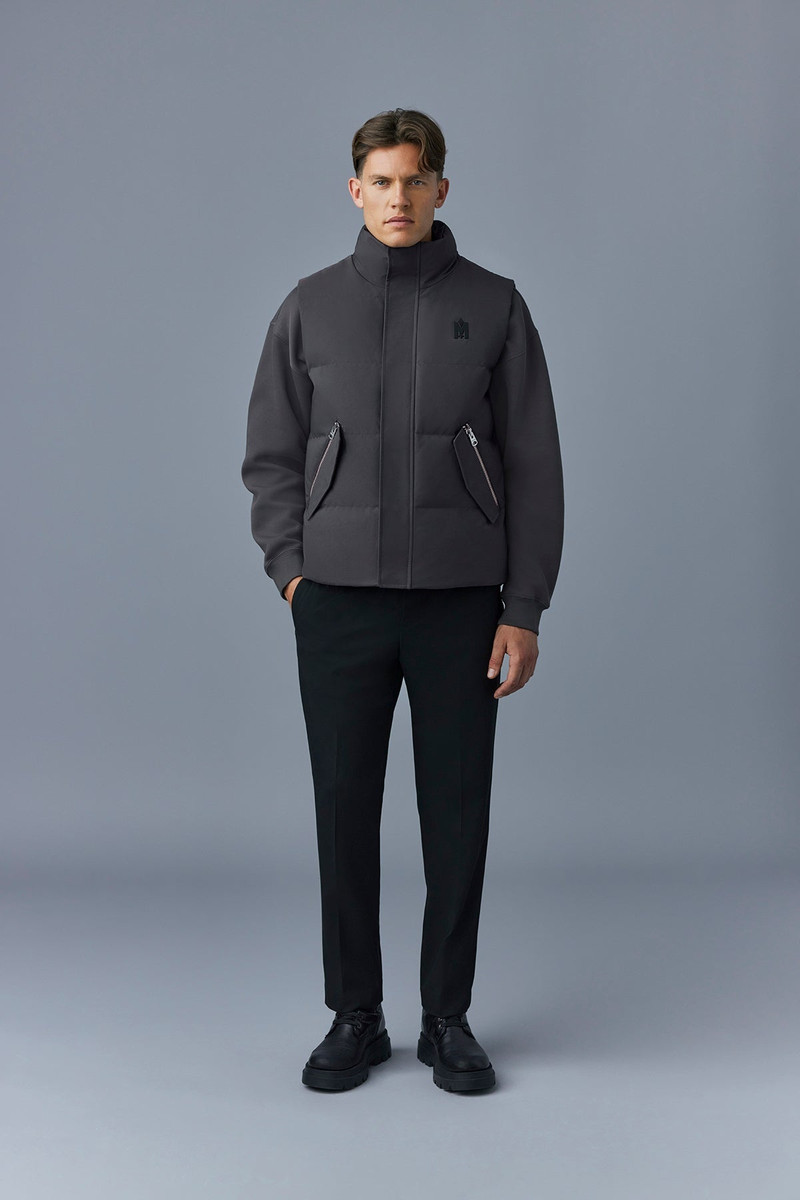 MACKAGE JOSEPH Nordic Tech down vest with funnel collar outlook