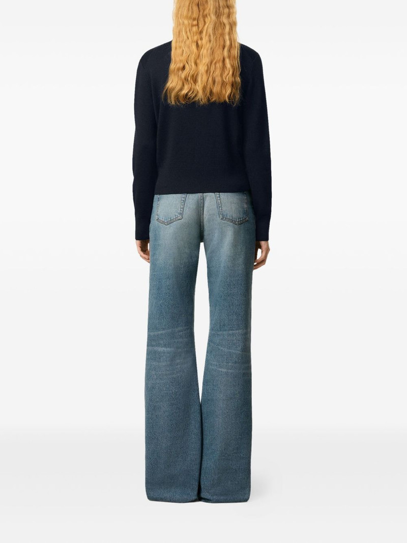 Ami Paris Sweaters Blue Wool 5