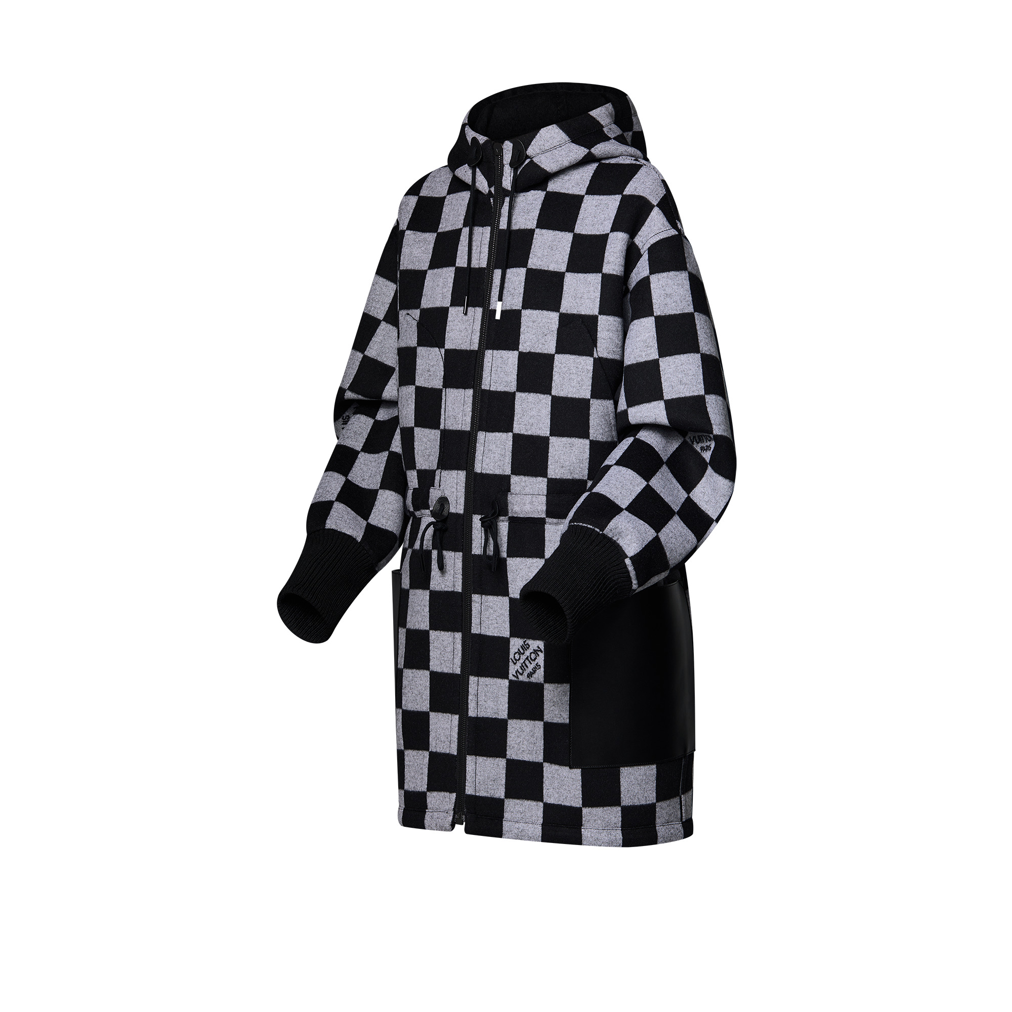 Reversible Double Face Damier Parka - 2