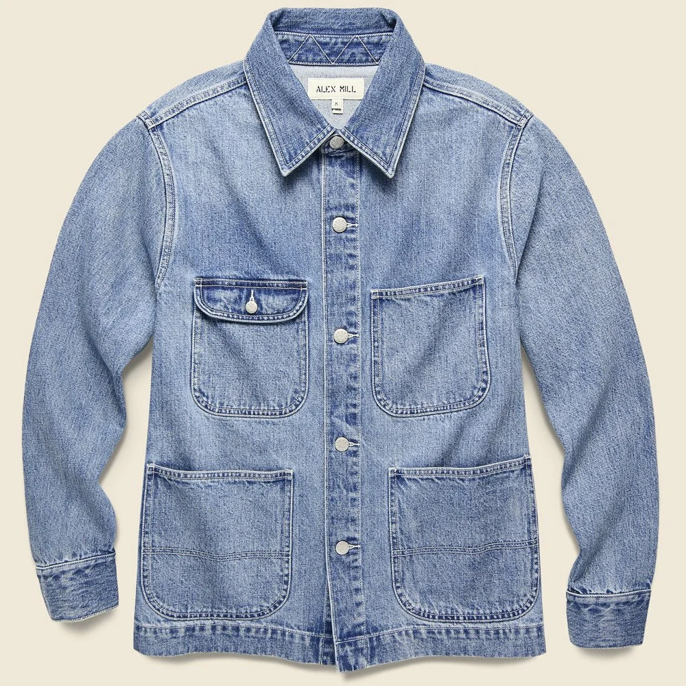 Denim Work Jacket - Vintage Wash - 1