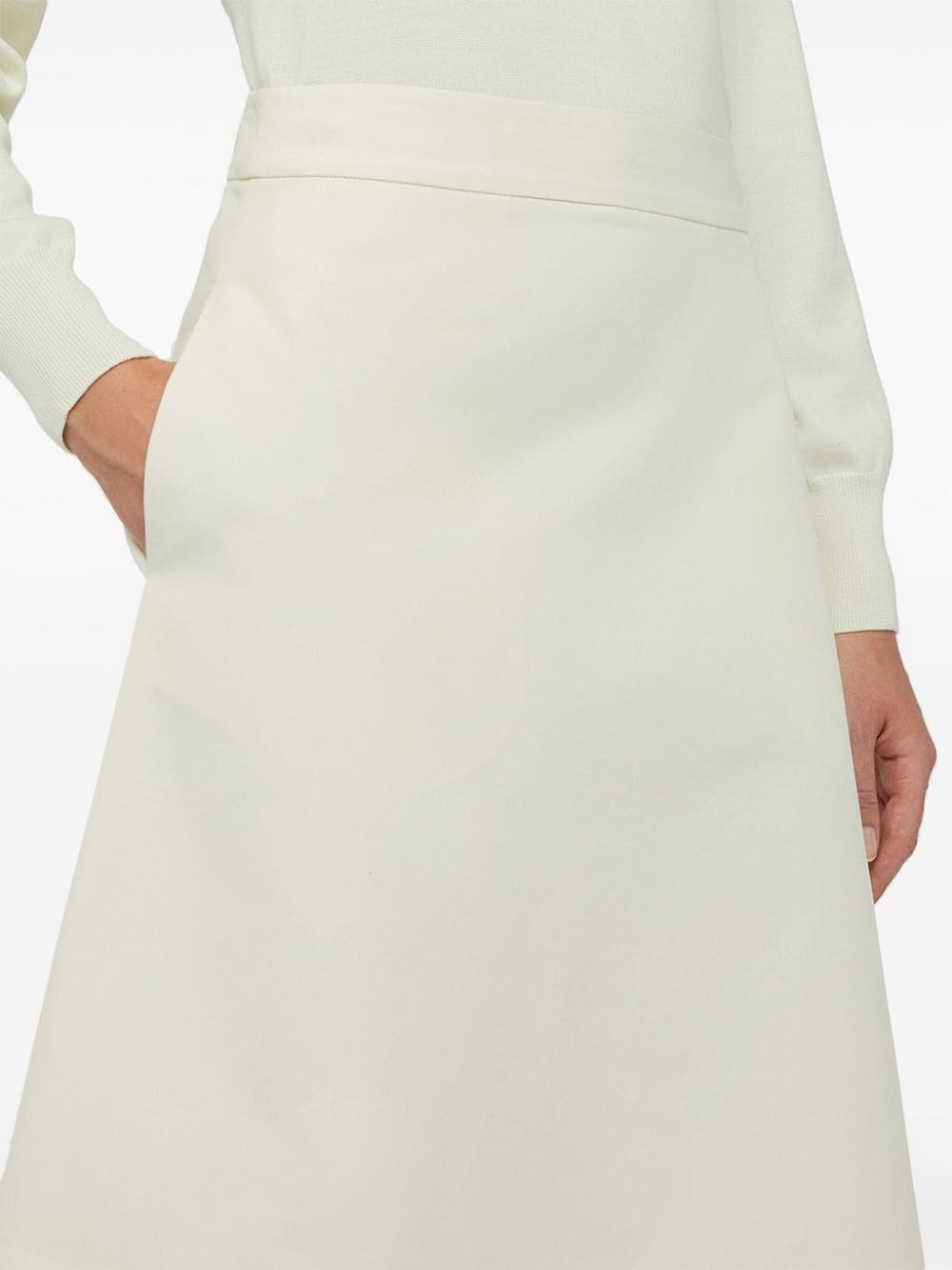 asymmetric midi skirt - 3