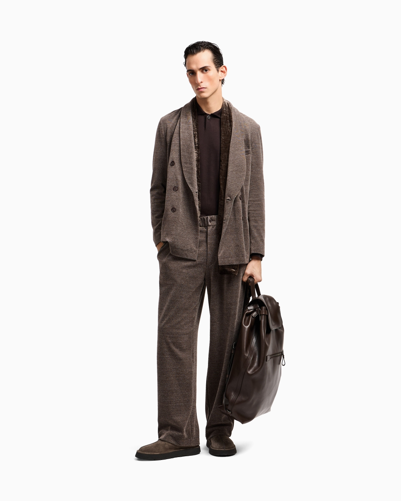 ASV SINGLE-BREASTED JACKET IN A MILLERAIES COTTON JERSEY - 2