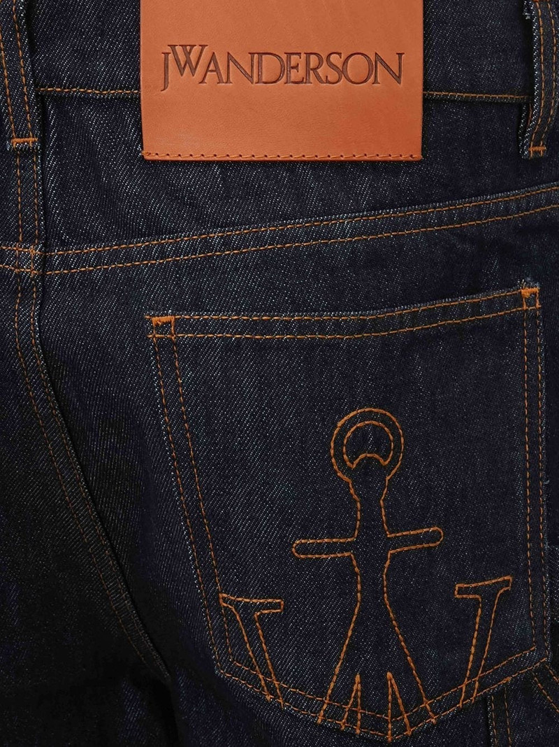 LOGO GRID TURN UP WORKWEAR JEANS 5
