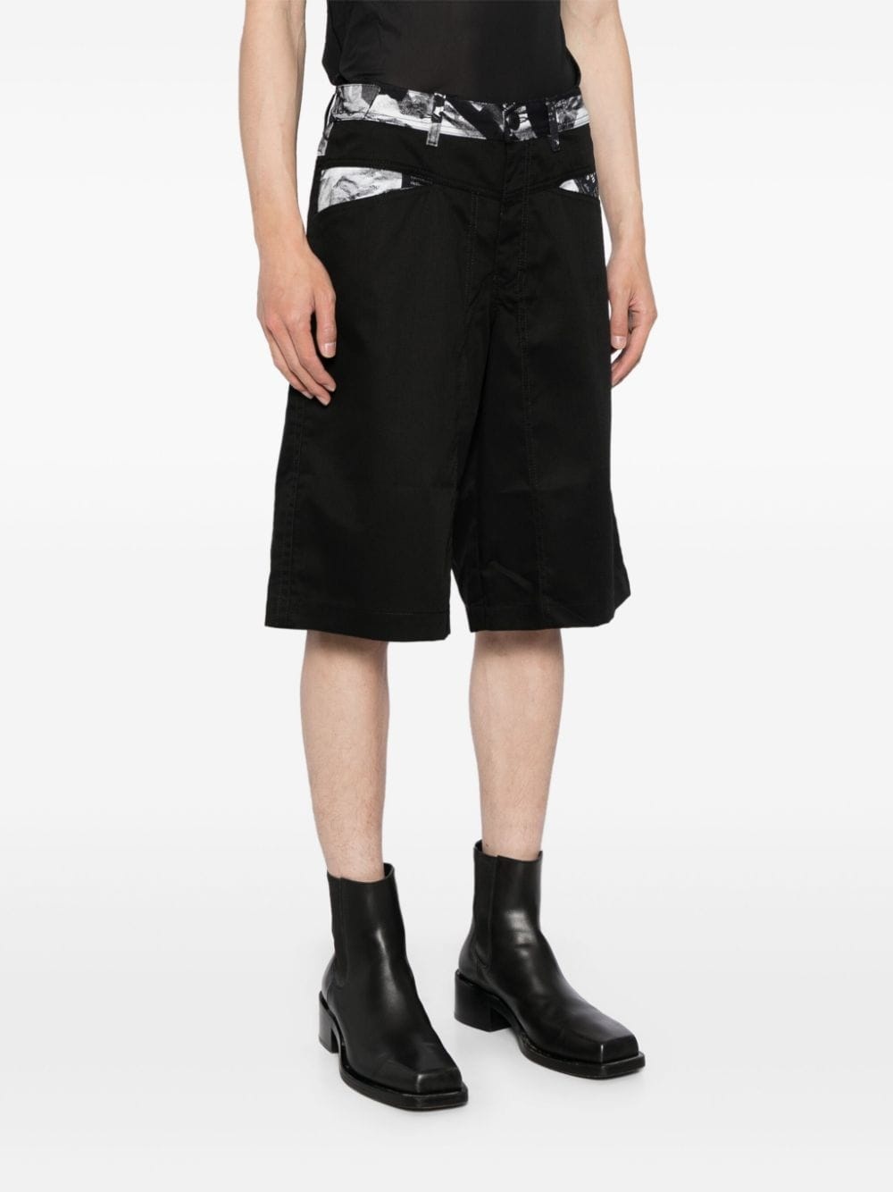 Magazine cotton shorts - 3