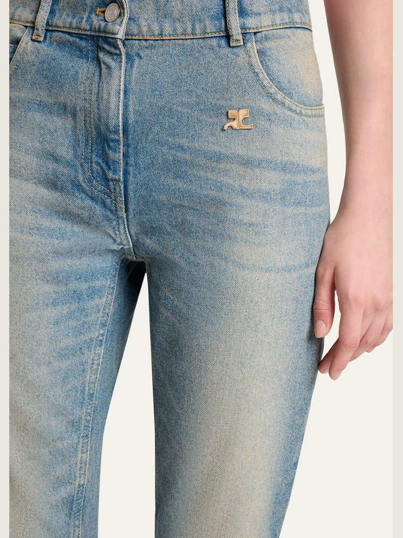 Mid-Rise Slim-Leg Jeans 5