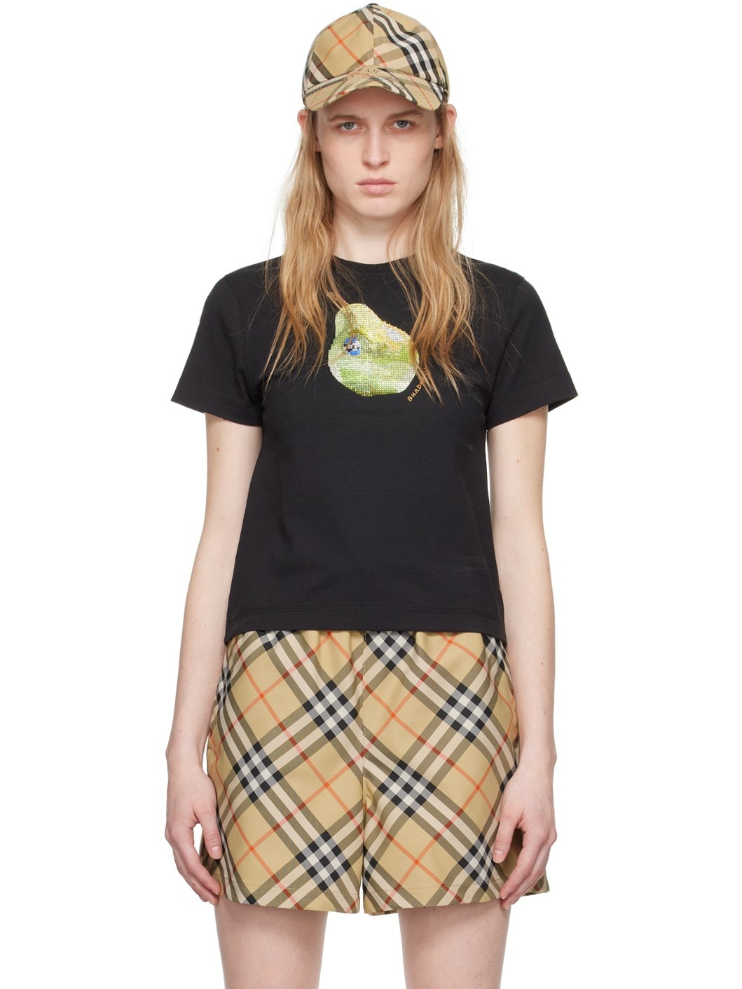 Black Crystal Pear T-Shirt - 1