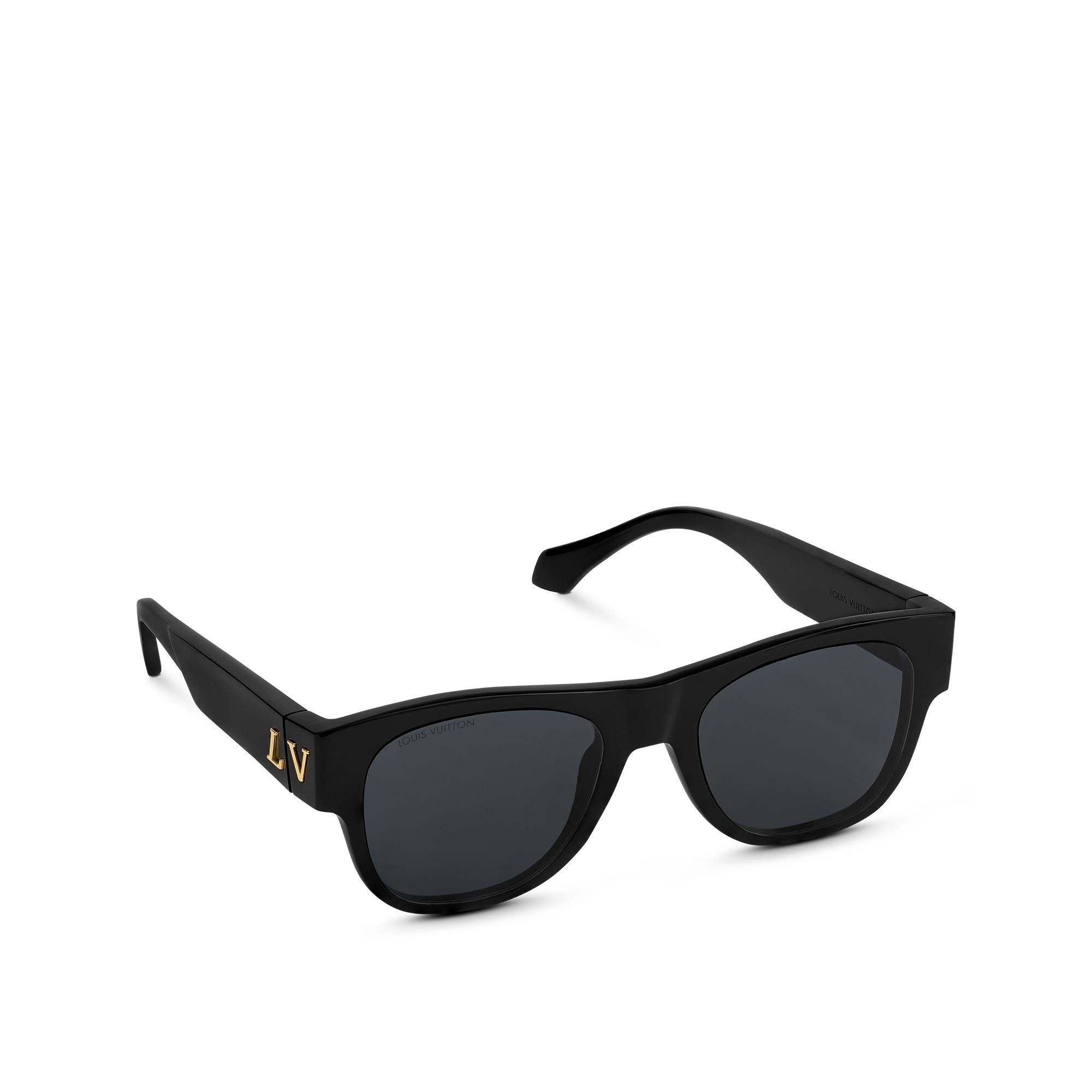 Louis Vuitton Hopscotch Sunglasses Acetate Black Louis Vuitton Acetate LV Oval Sunglasses Z1981W Black  main image 2