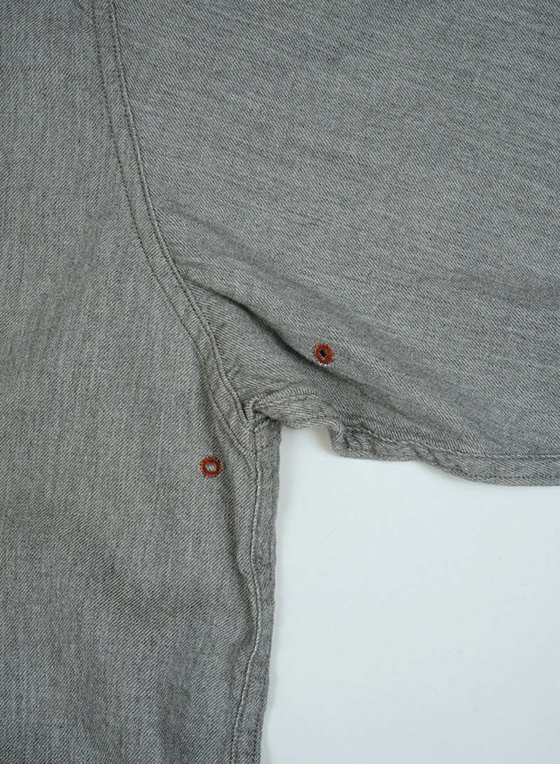 Baseball Shirt Short Sleeve Type 2 in Light Grey 6