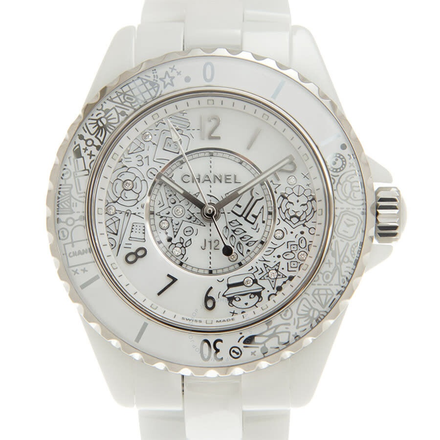 Chanel J12·20 Quartz Diamond White Dial Ladies Watch H6477 - 2