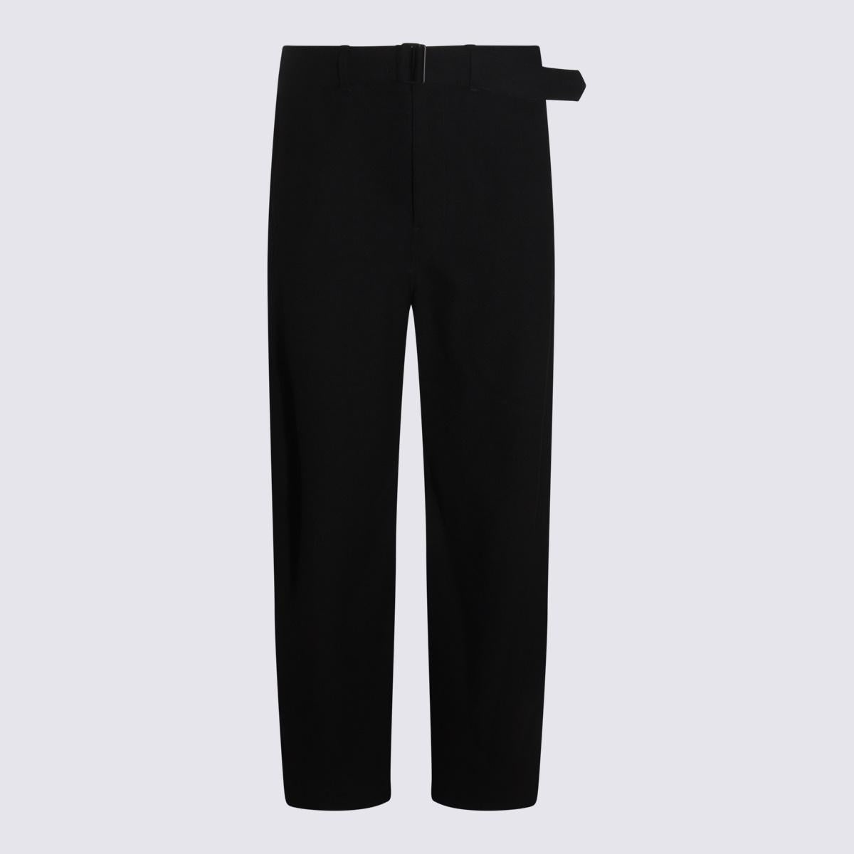 Lemaire Black Cotton Pants - 1