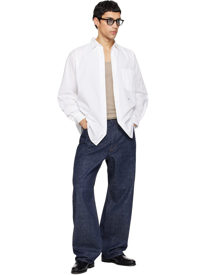 Nanamica Off-White Regular Collar Wind Shirt outlook