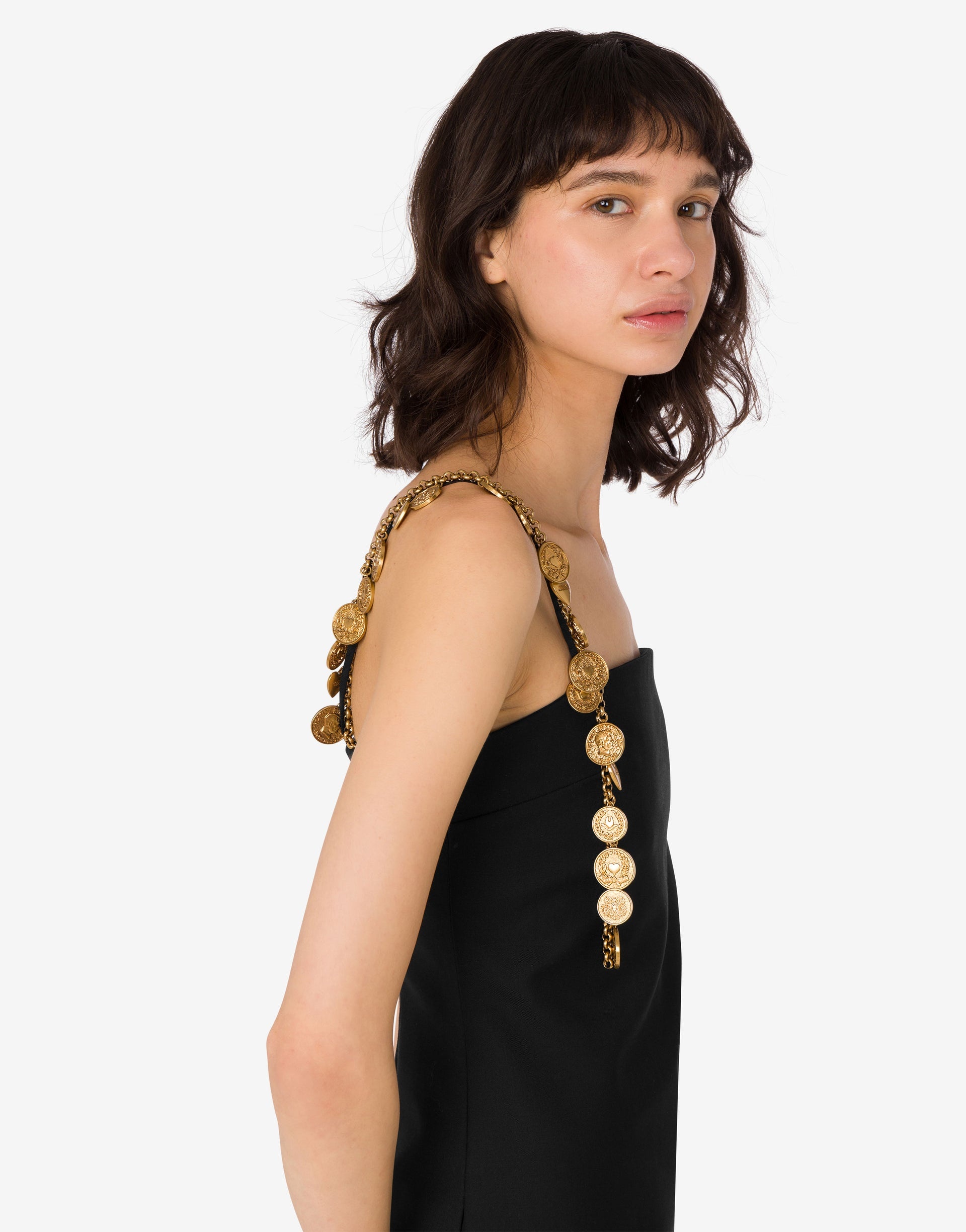 WOOL CLOTH DRESS - 3