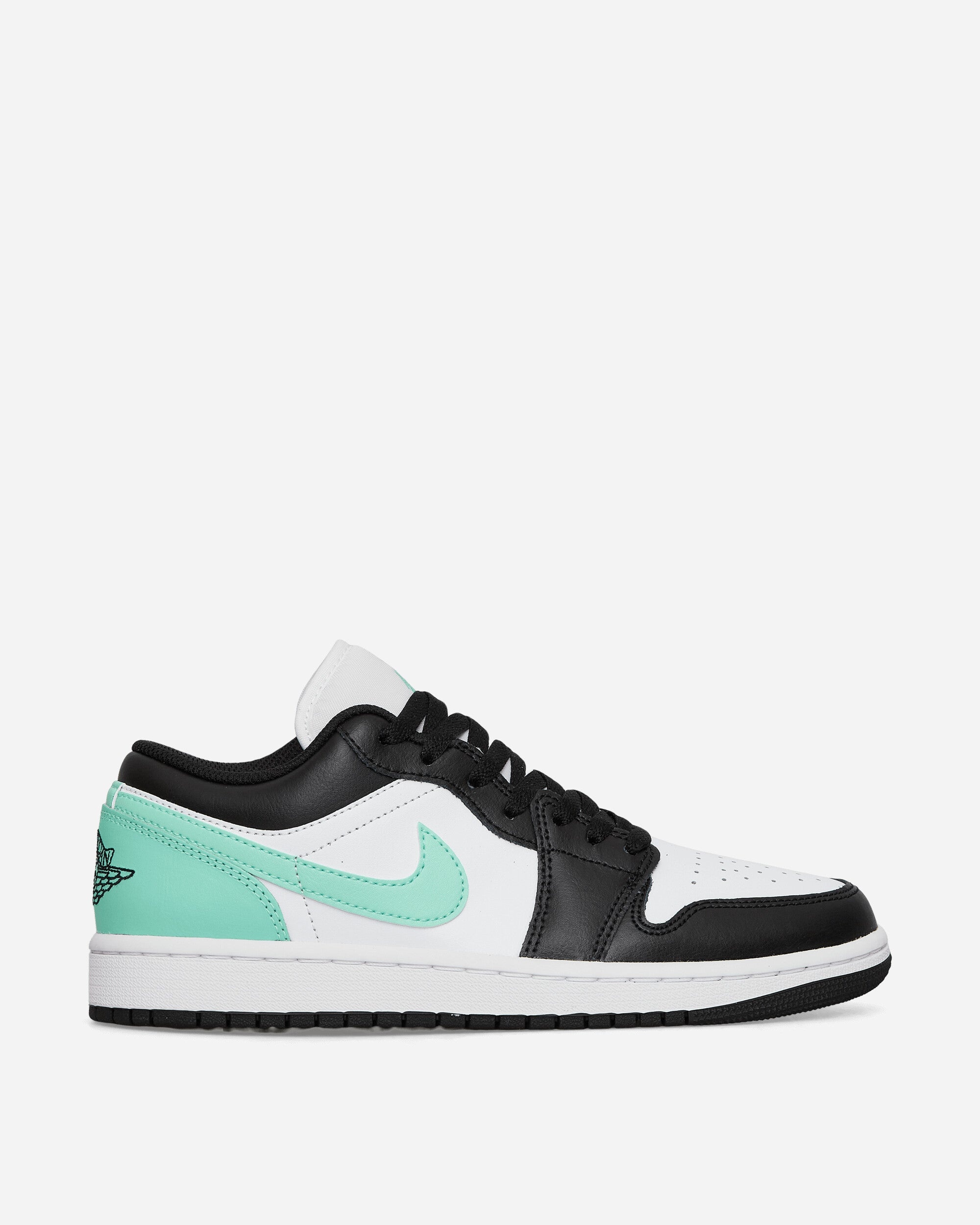 Air Jordan 1 Low Sneakers White / Black / Green Glow - 1