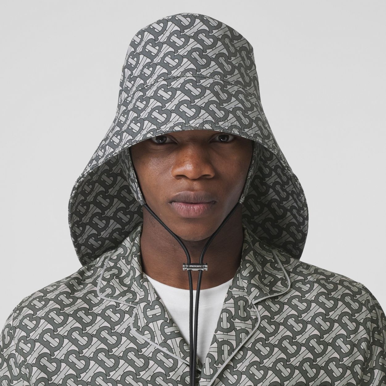 Monogram Print Cotton Fisherman Hat - 6