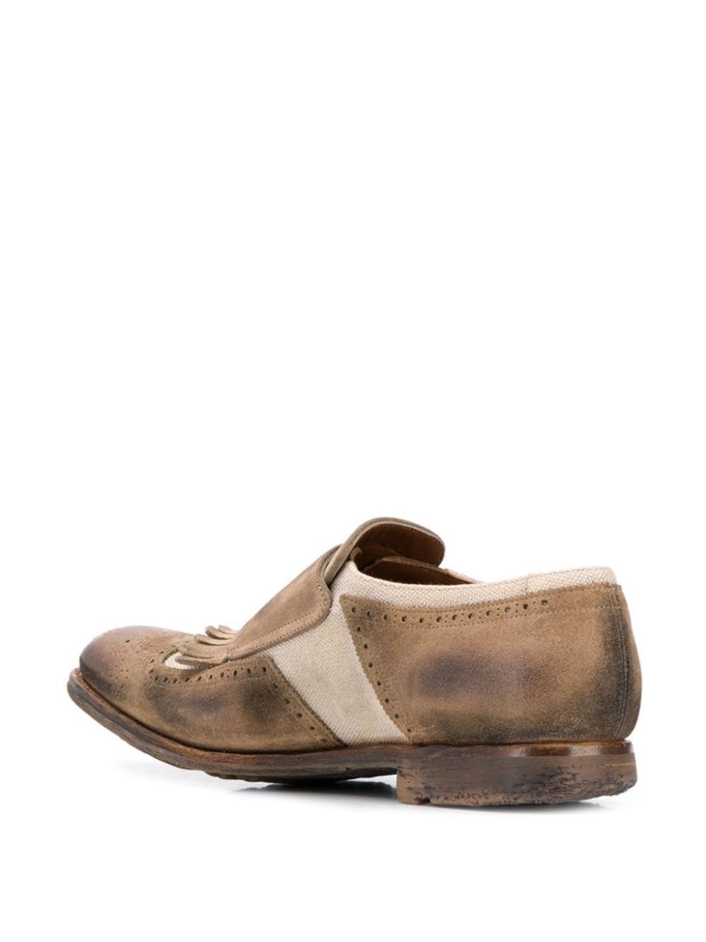 distressed loafers - 3