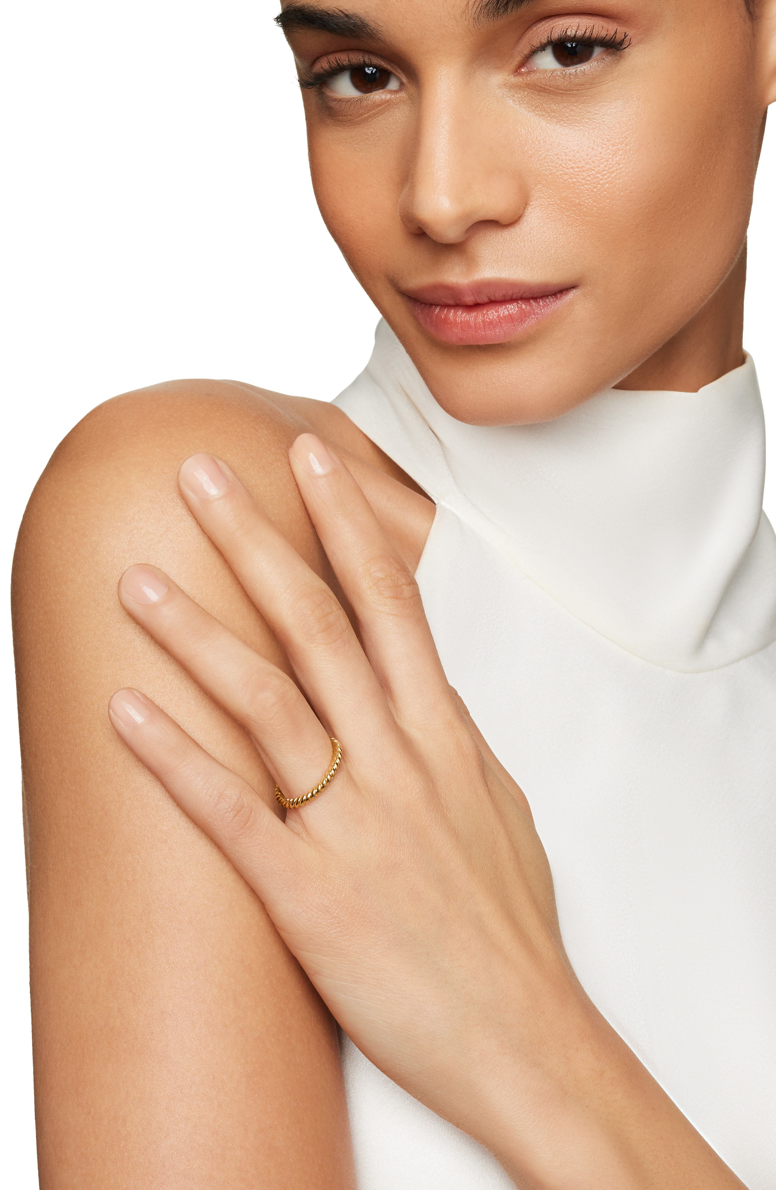 David Yurman Unity Cable Band Ring in 18K Yellow Gold at Nordstrom - 2