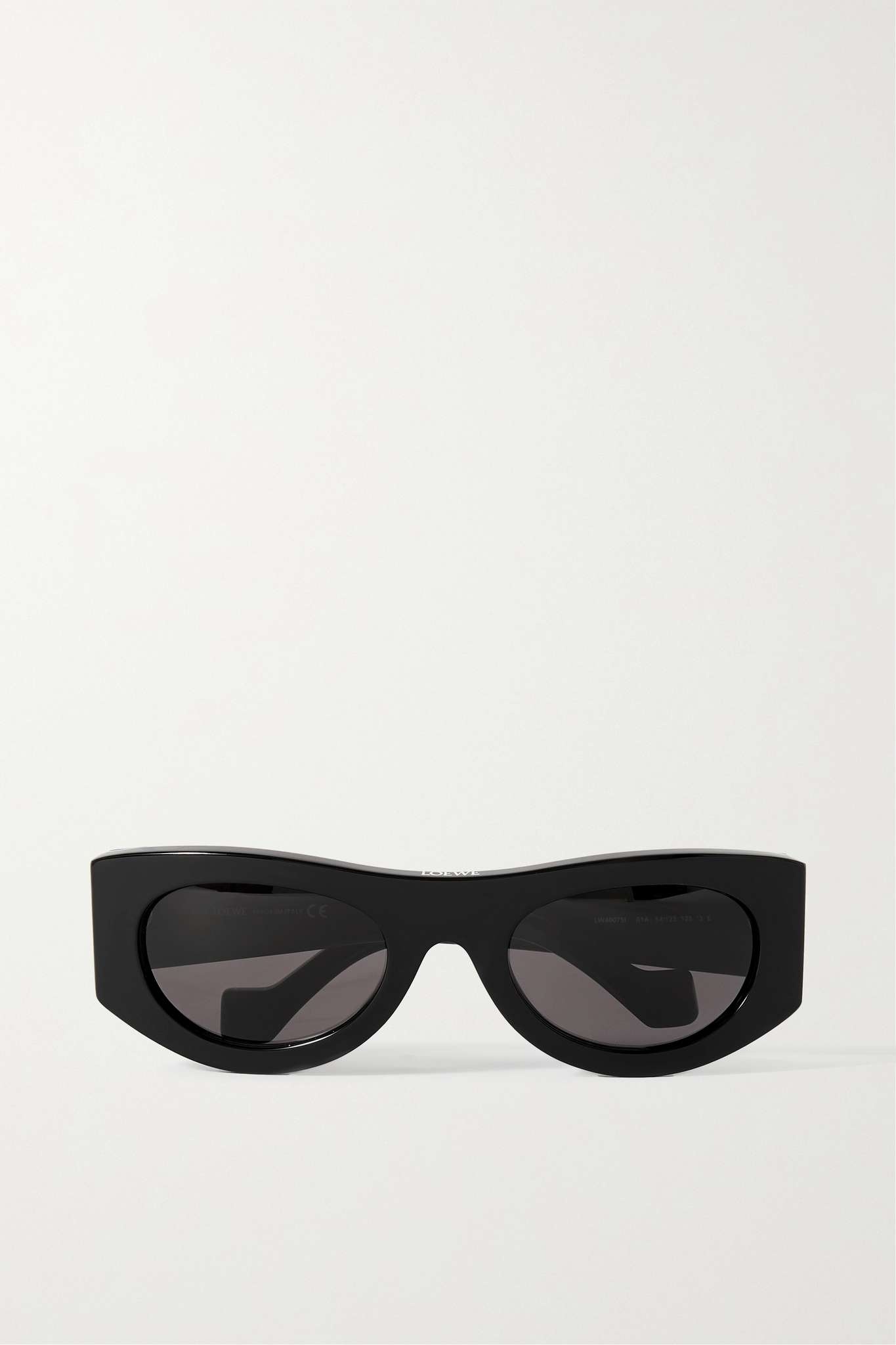 Rectangular-frame acetate sunglasses - 1