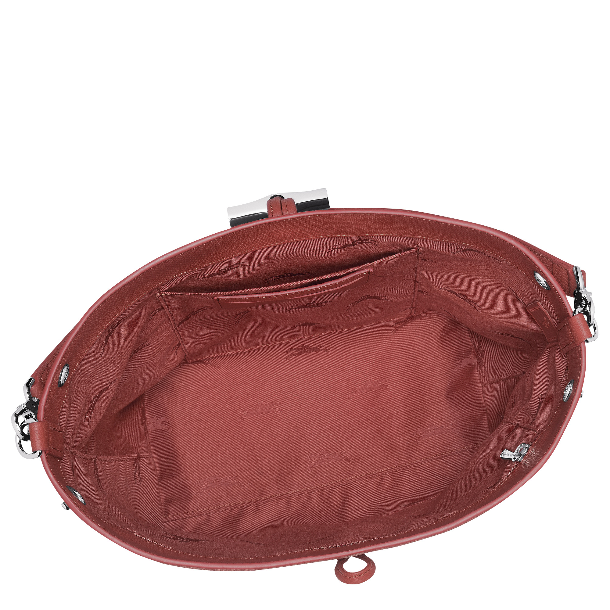 Le Roseau M Shoulder bag Chestnut - Leather - 5