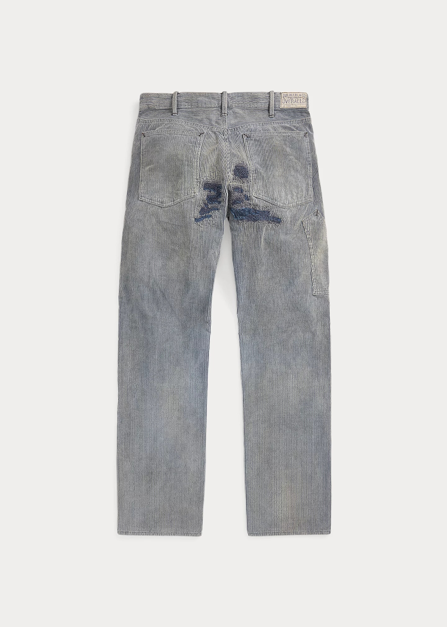 Straight Fit Distressed Corduroy Pant - 2