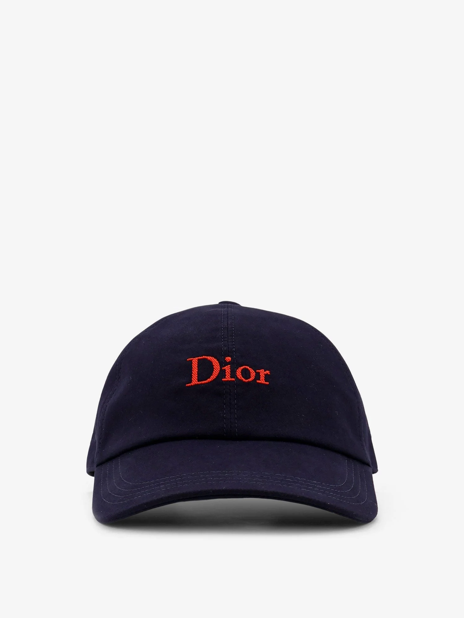 Dior Men Cotton Hat With Embroidered Logo On The Front - 1