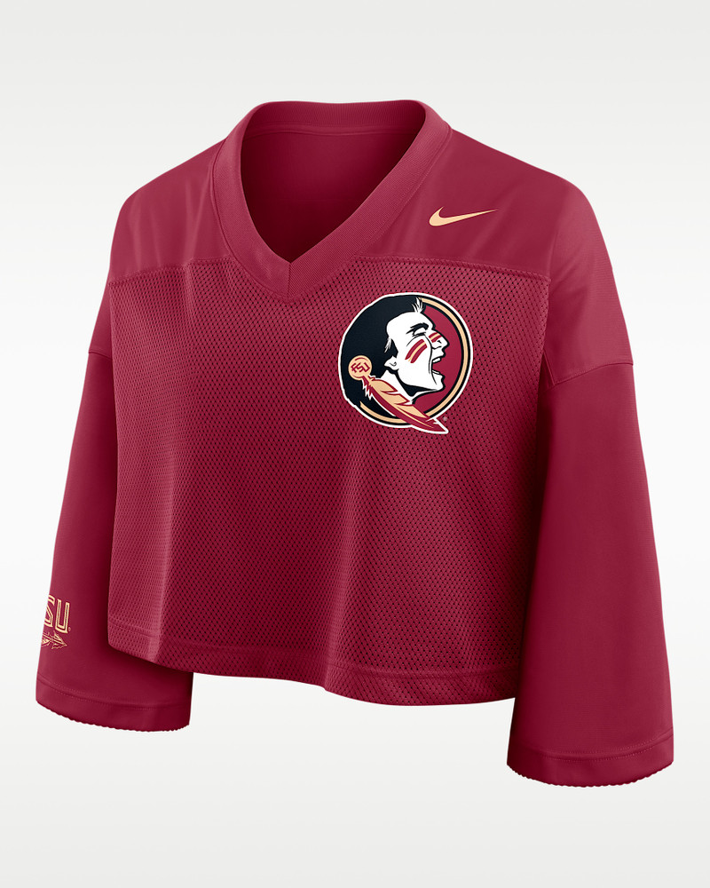 Florida State Jersey Women's Nike Dri-FIT College Cropped Top 1