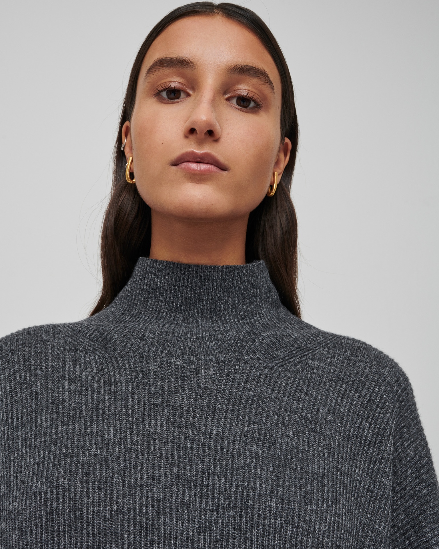PIPPA - Turtleneck sweater - Graphite - 4