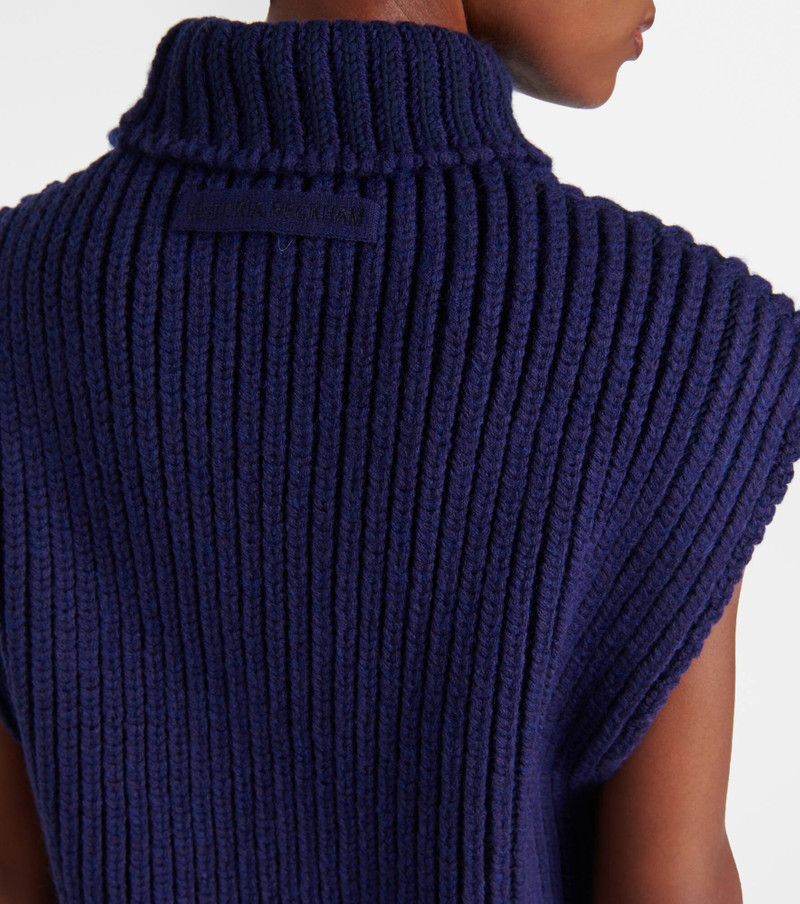 Turtleneck 스웨터 조끼 6