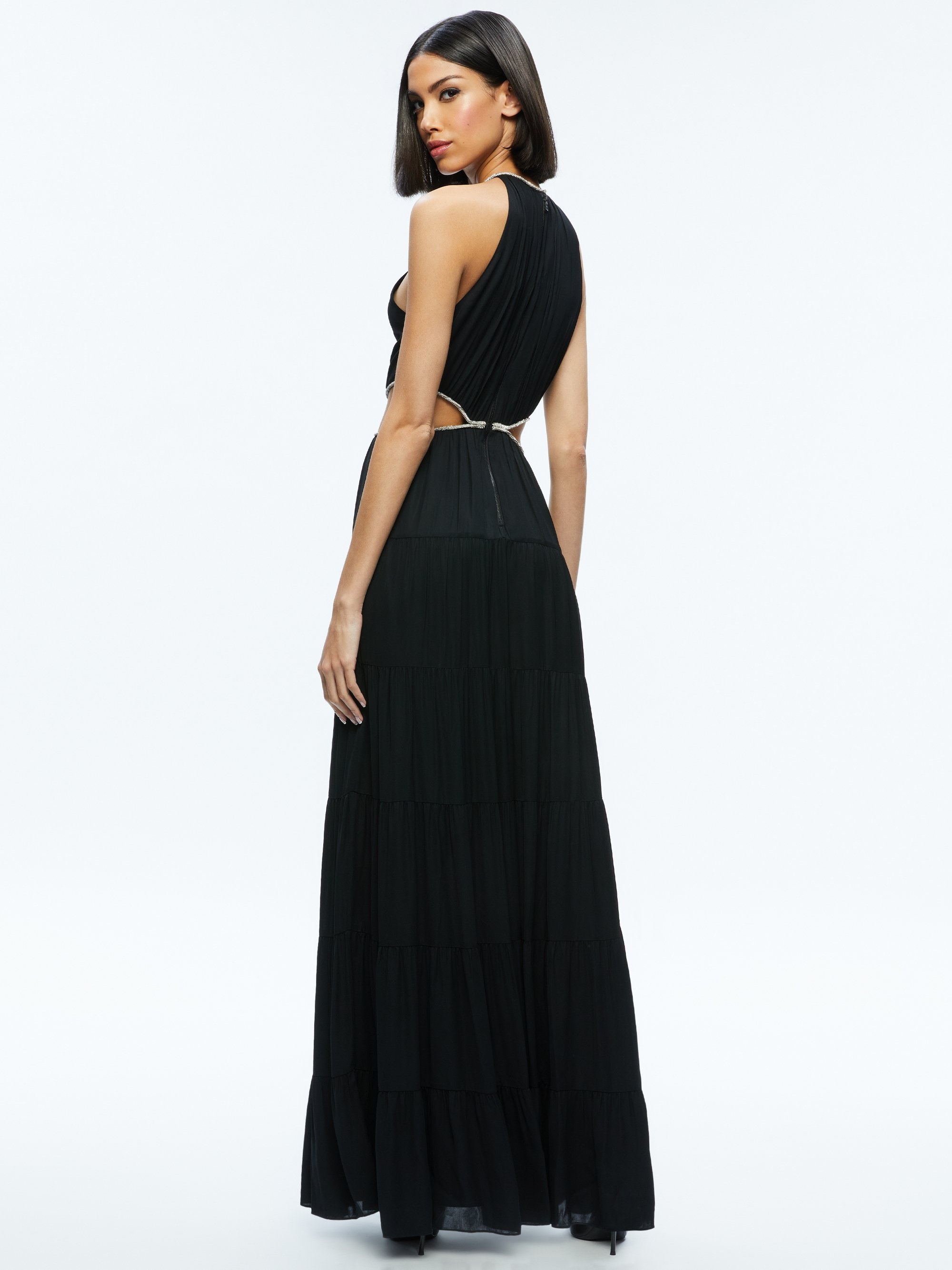 MYRTICE EMBELLISHED CUT OUT MAXI DRESS - 2