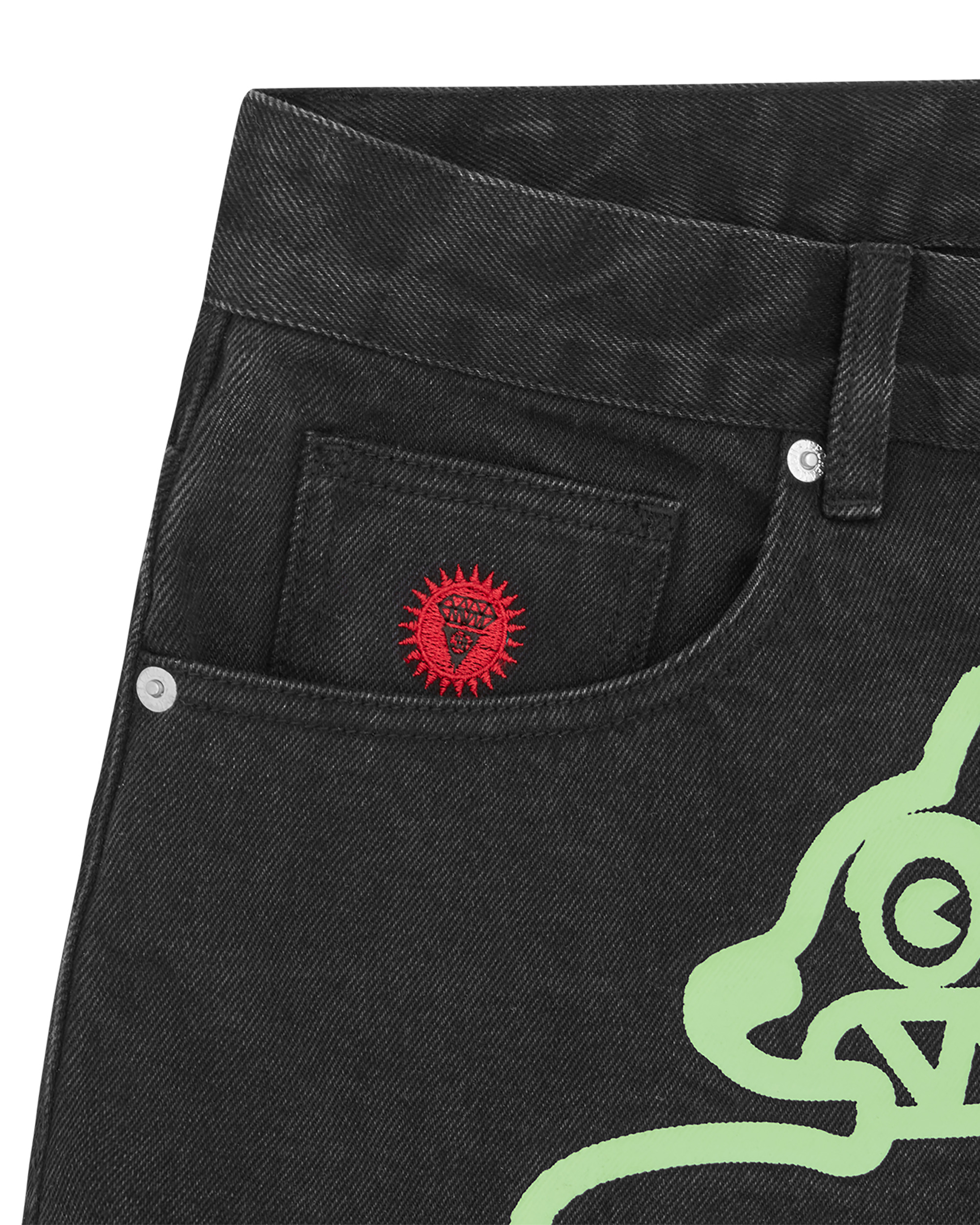 RUNNING DOG DENIM SHORTS - 6