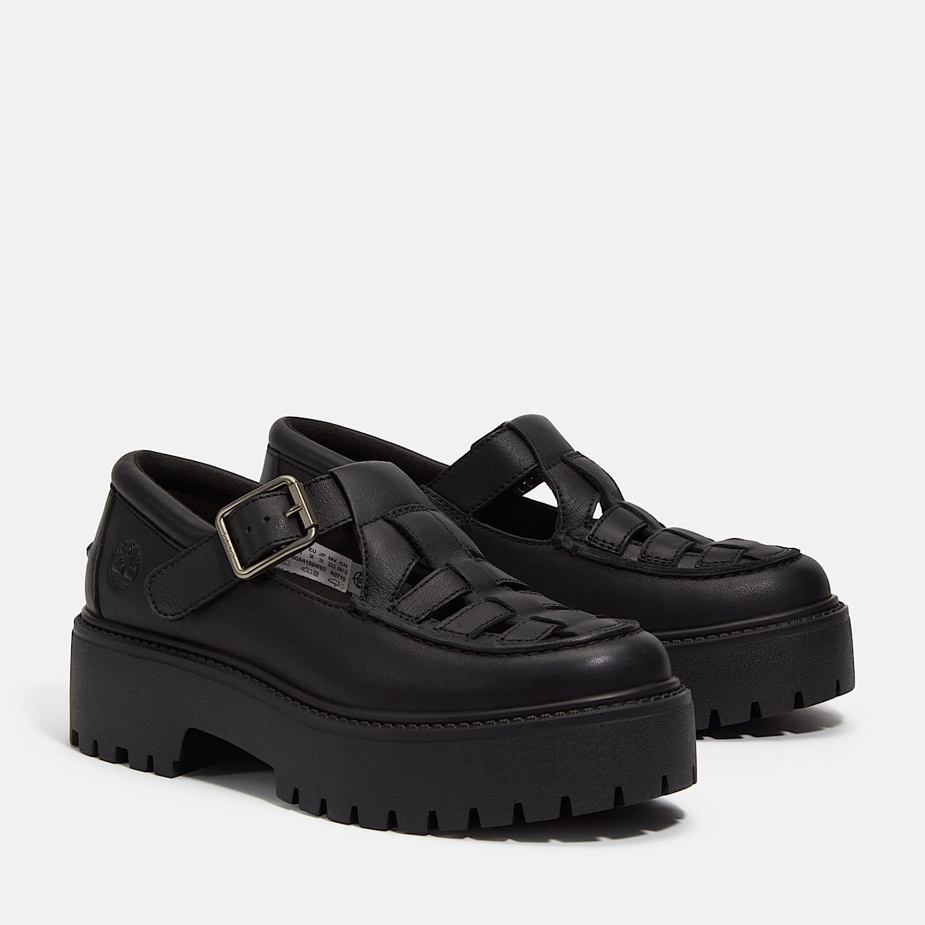Women's Stone Street Platform Buckle Shoe - 4