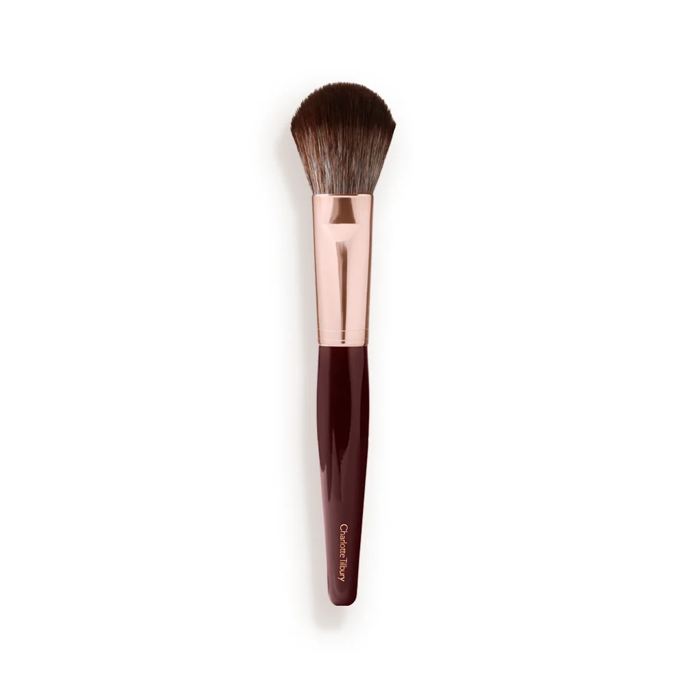 BRONZER & BLUSHER BRUSH ROSE GOLD & NIGHT CRIMSON - 1