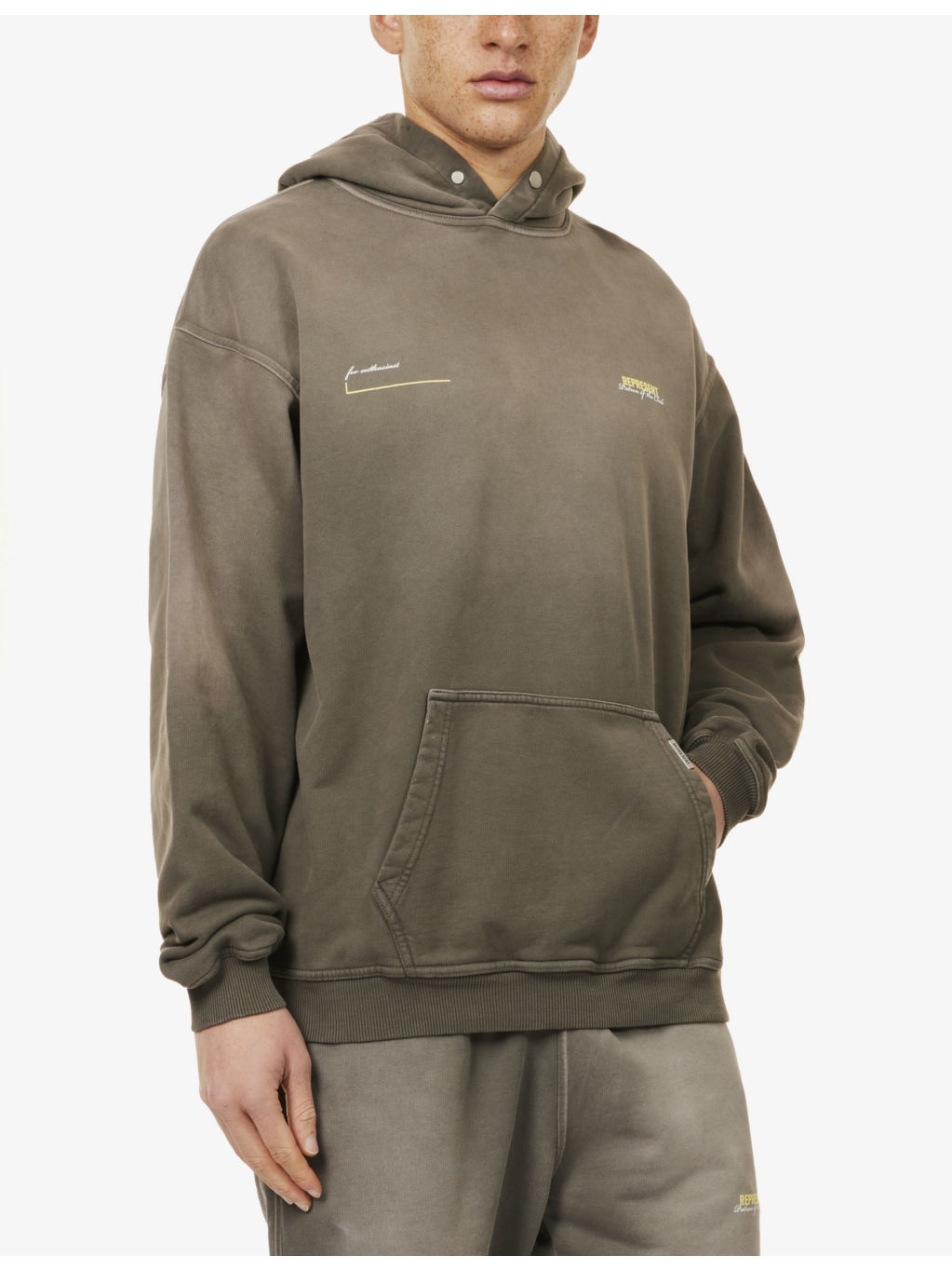 Patron Of The Club brand-print relaxed-fit cotton-jersey hoody - 3