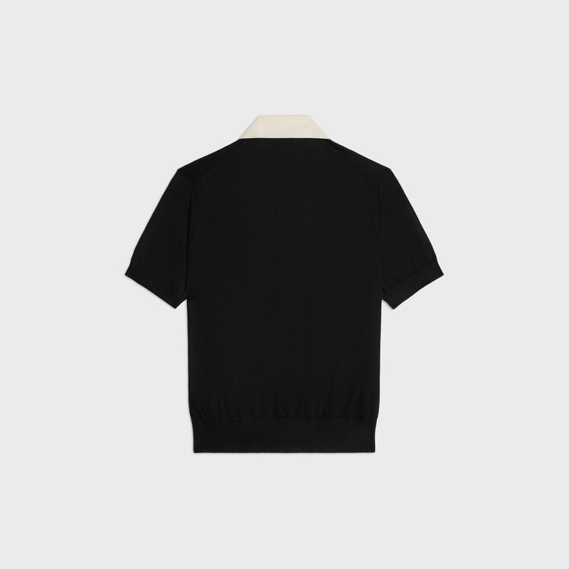 CELINE polo sweater IN fine cashmere silk outlook