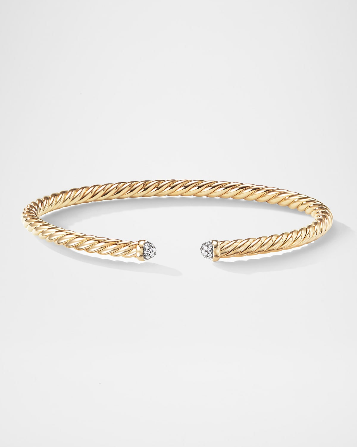 4mm Cable Flex Bracelet in 18K Gold - 2