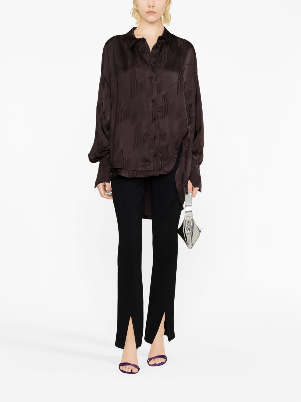Diana cut-out asymmetric shirt - 2
