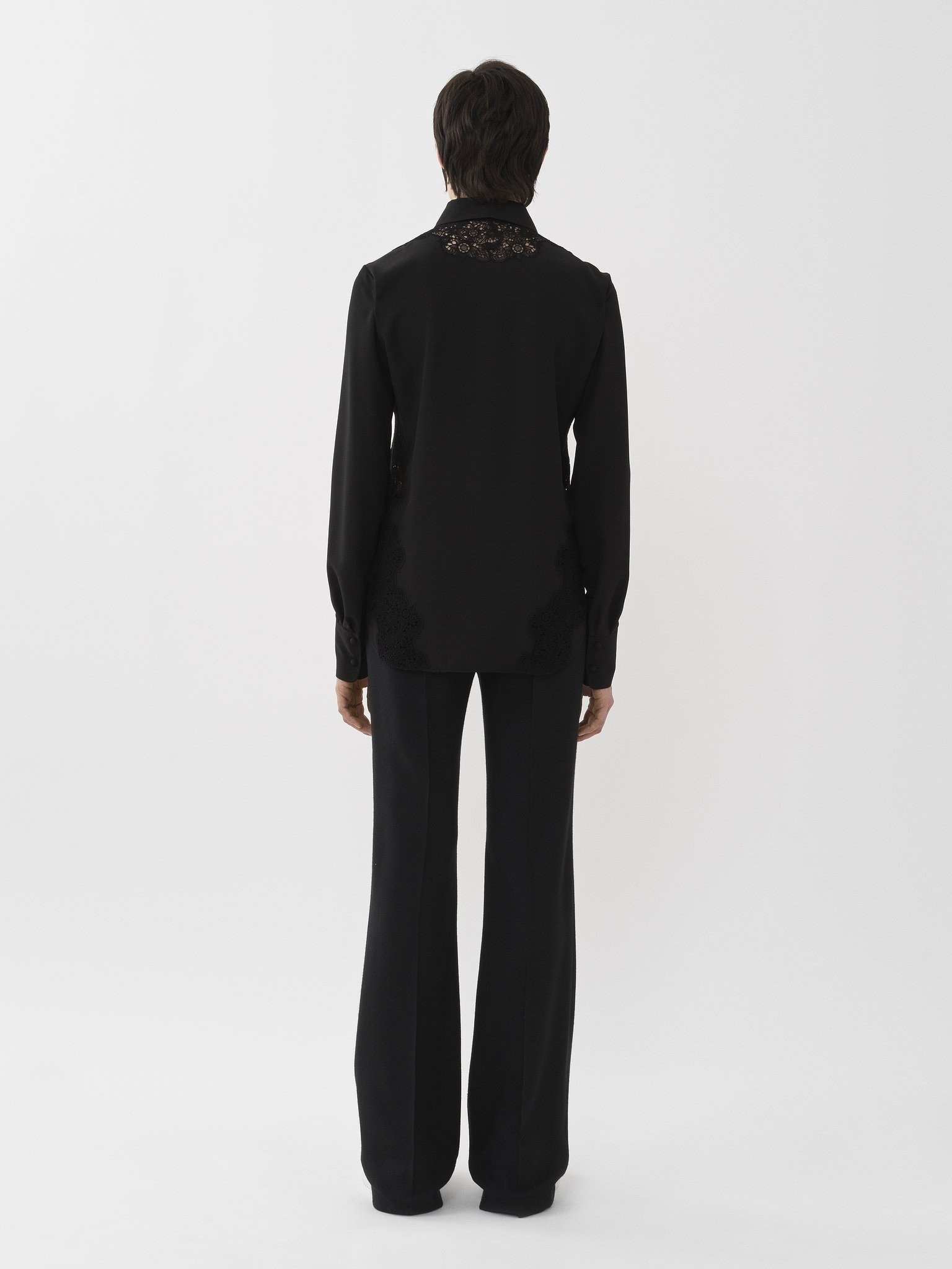 GUIPURE-DETAIL BLOUSE - 6