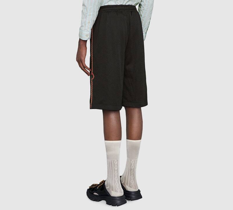 Men's Gucci Side Mesh Shorts Black 600215-XJB1N-1082 - 5