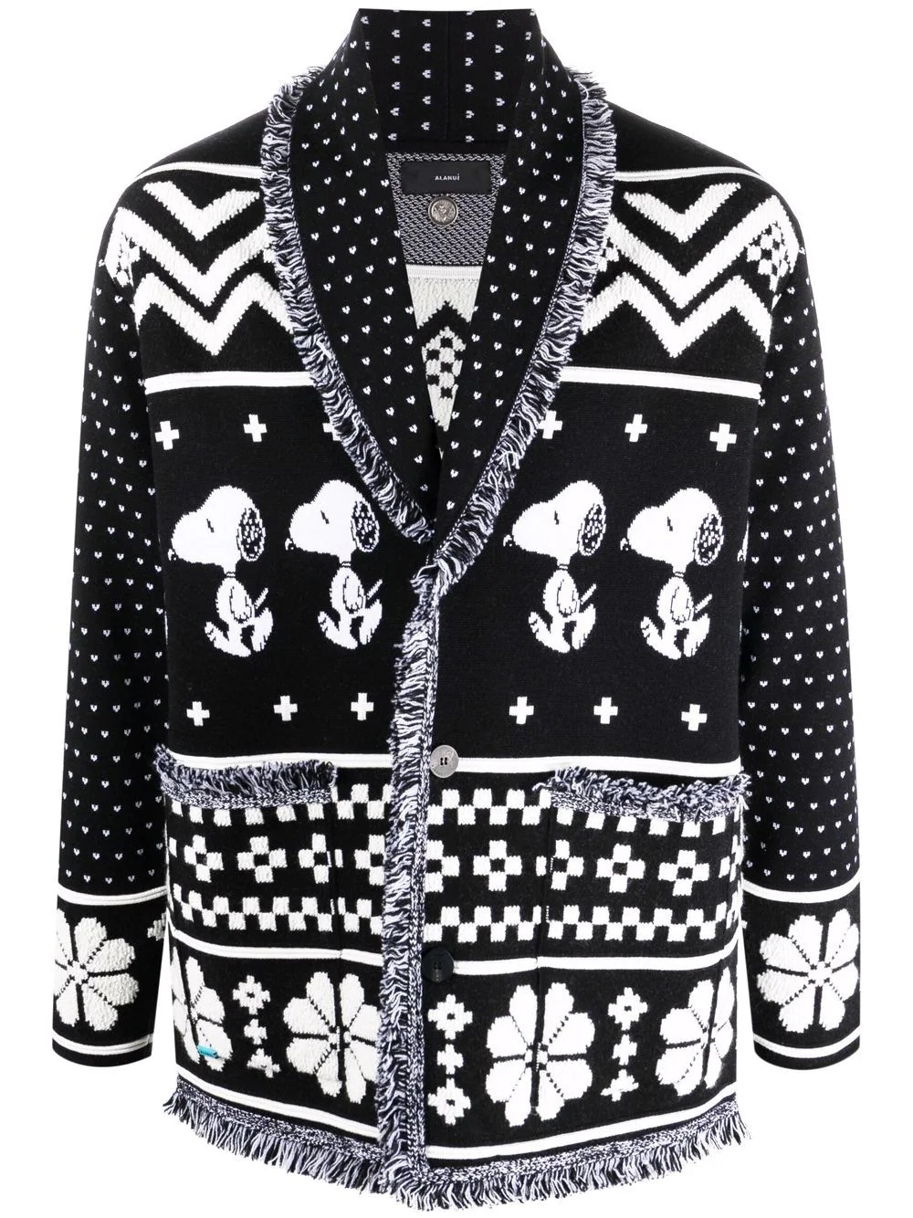 x Peanuts Snoopy And The Moon cardigan - 1