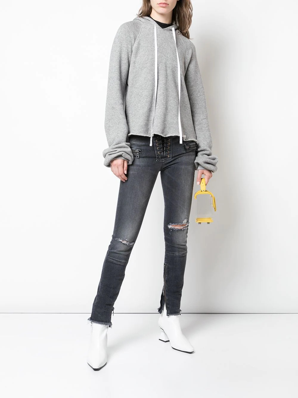 distressed skinny jeans - 2