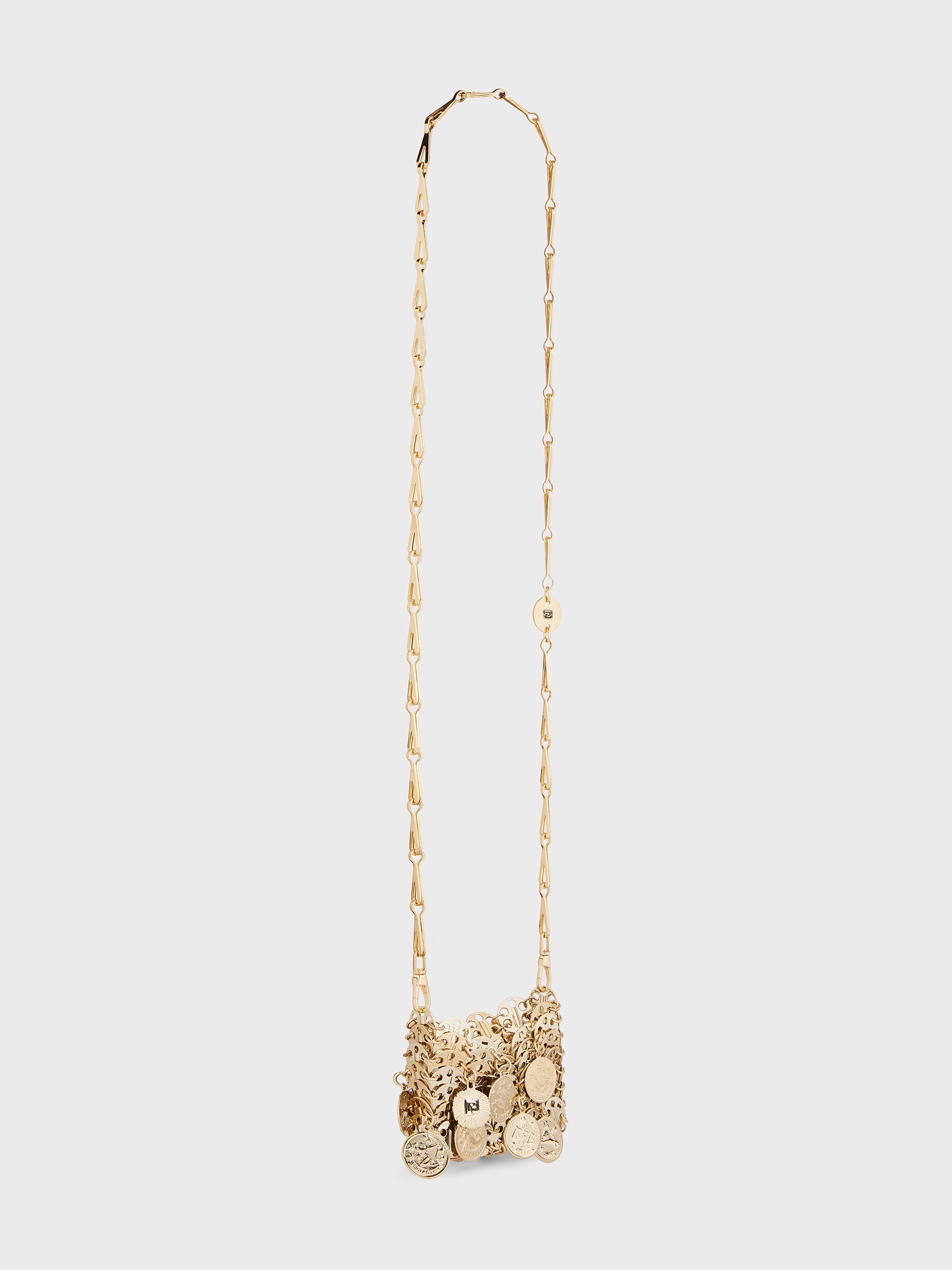 Paco Rabanne GOLD 1969 MICRO BAG WITH MEDALS | REVERSIBLE