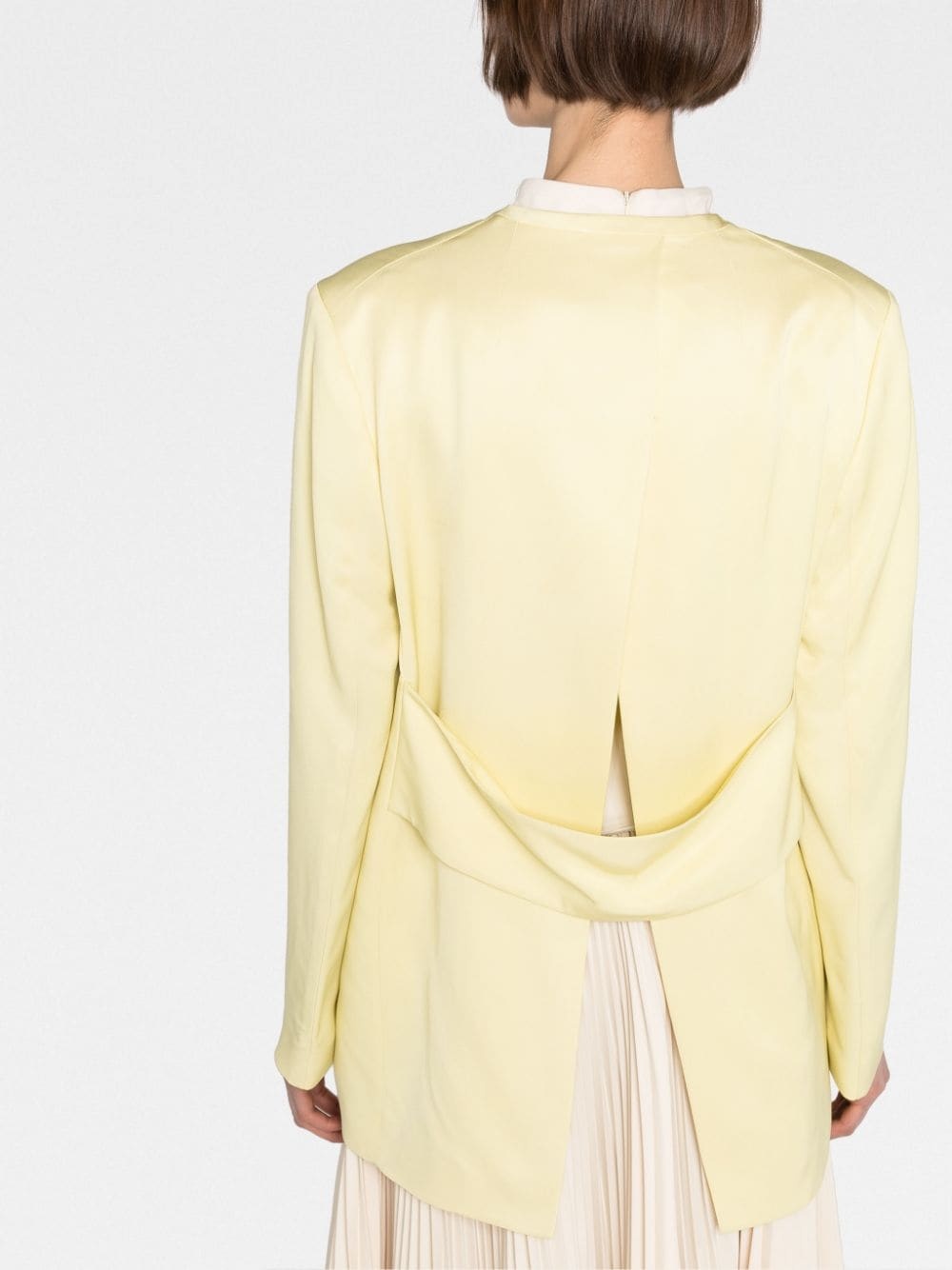 split-back blazer - 5