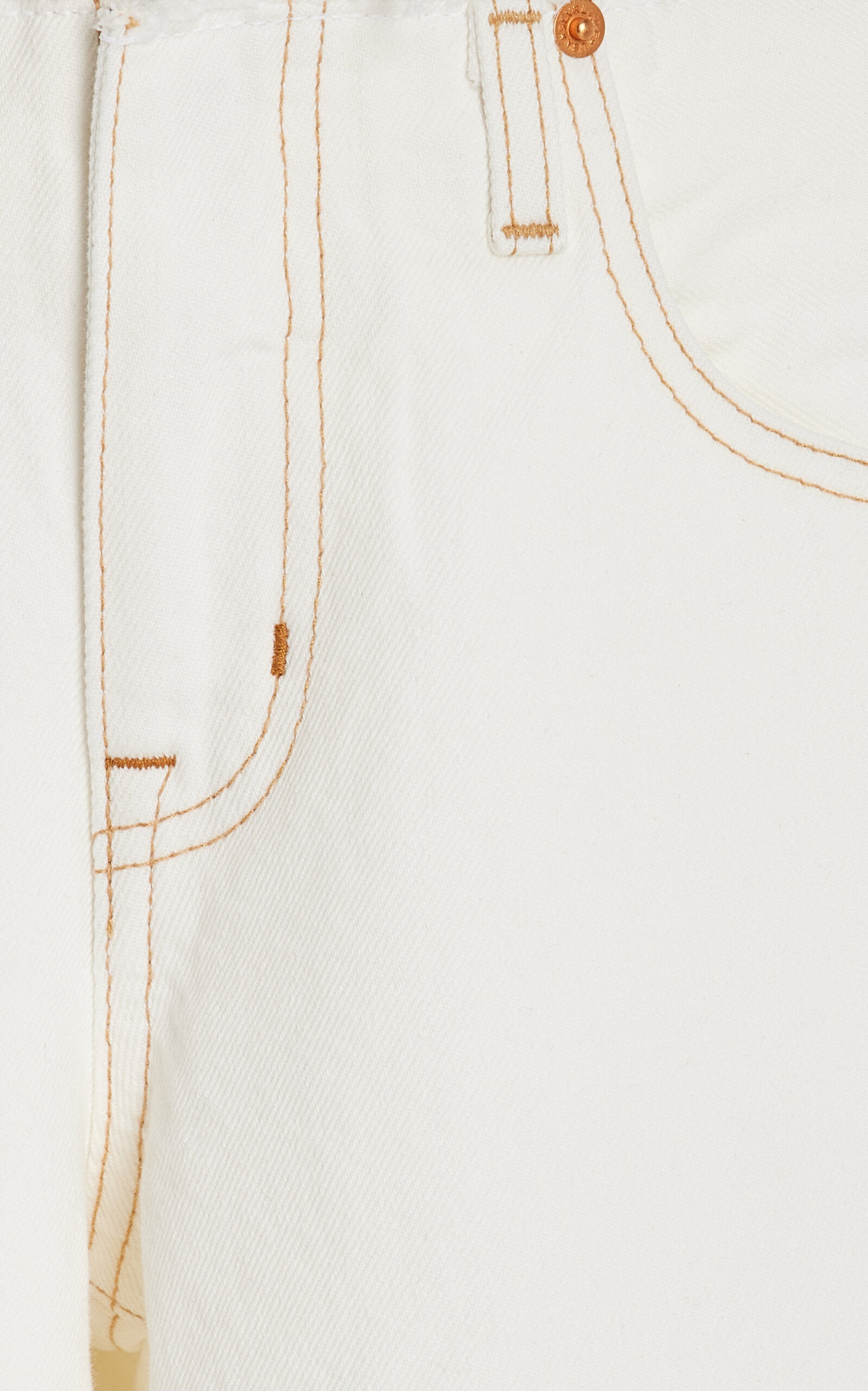 Sophie Rigid Mid-Rise Long Straight-Leg Jeans white - 5