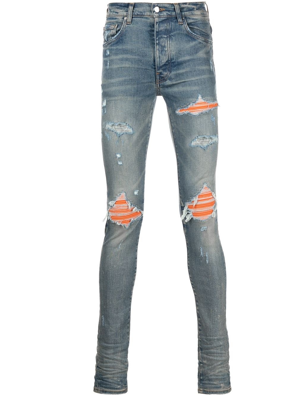 ripped-detail denim jeans - 1