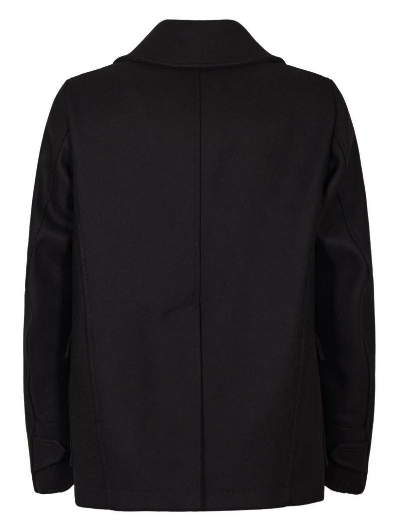 DSQUARED2 double-breasted pocket coat outlook