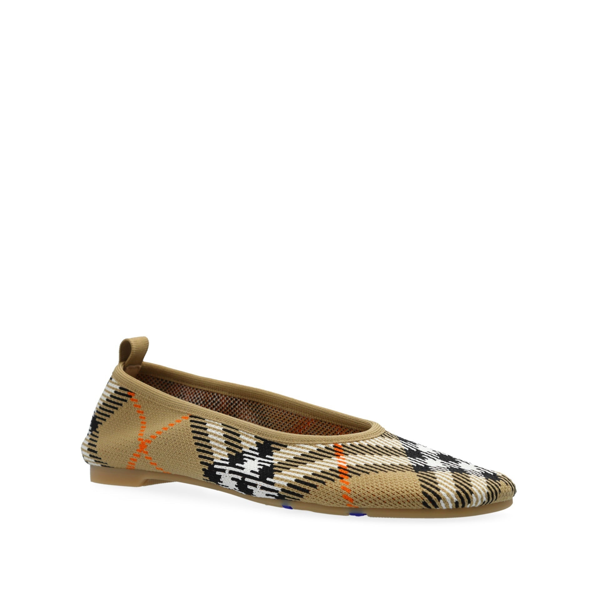 Burberry Checkered Knitted Ballerina Shoes Women - 2
