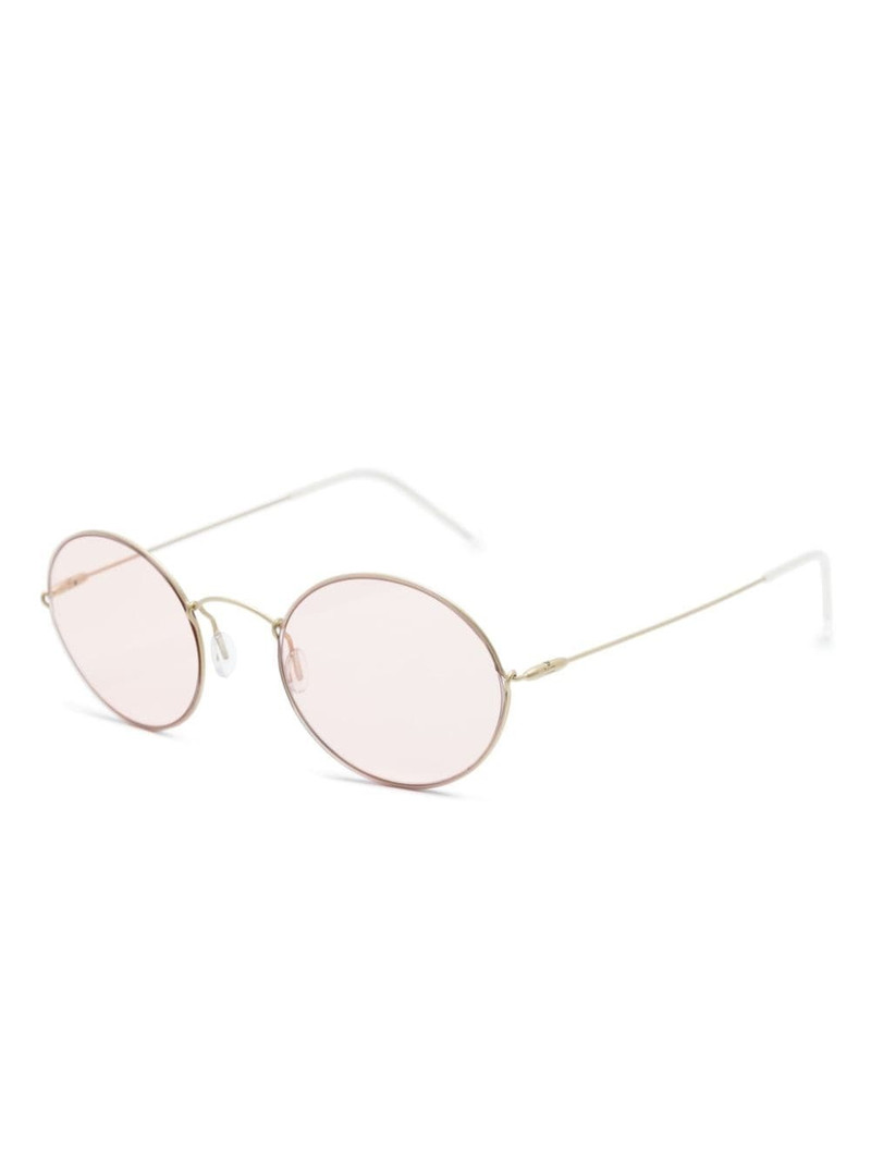 GIORGIO ARMANI round-frame tinted sunglasses outlook
