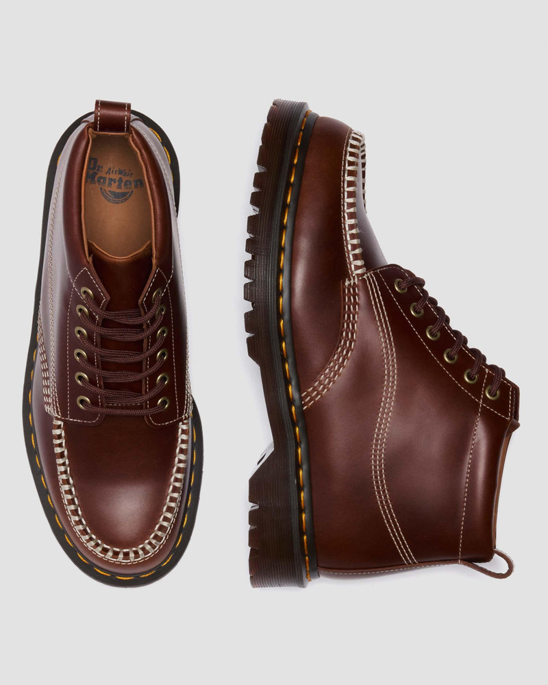 Dr. Martens LOWELL CHUKKA Moc Toe Leather Ankle Boots outlook