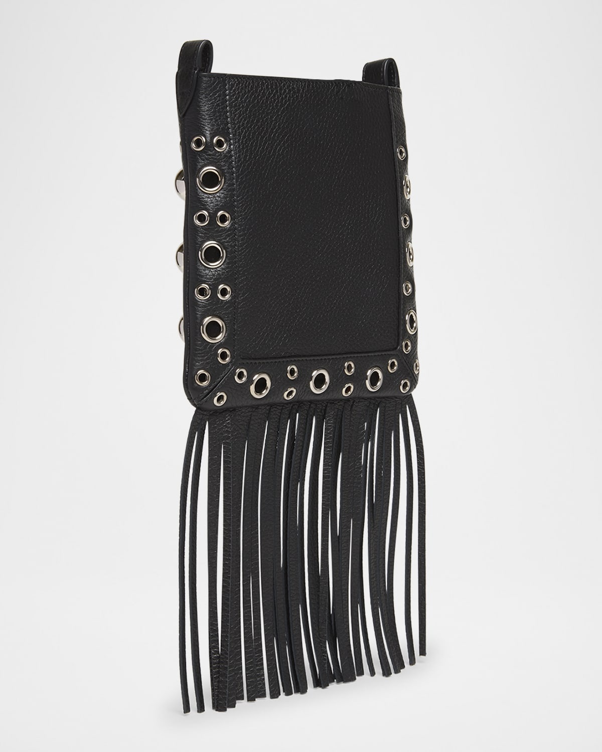 Nellcote Small Fringe Studded Leather Crossbody Bag - 3