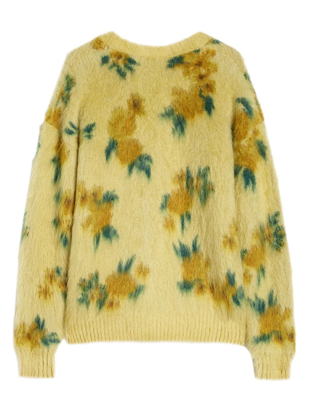 brushed-effect cardigan - 5